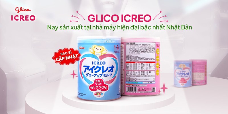 Sữa Glico số 0 và sữa Glico số 1