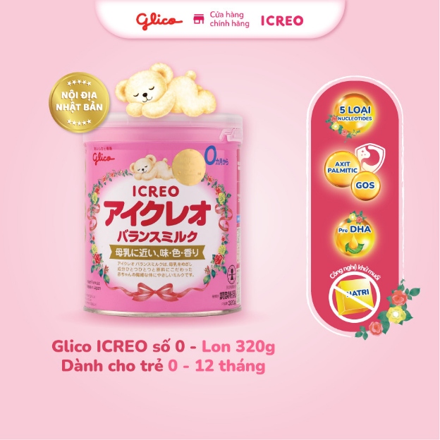 sữa công thức cho trẻ sơ sinh dưới 1 tuổi Glico