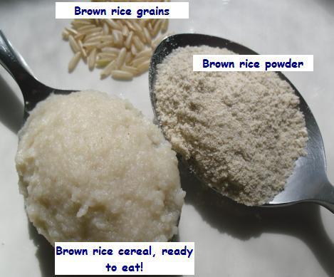 Cách làm bột gạo lứt cho bé ăn dặm