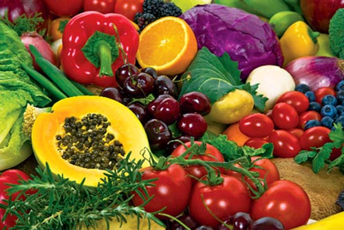 Tất cả các loại trái cây, rau củ cung cấp các chất hữu ích