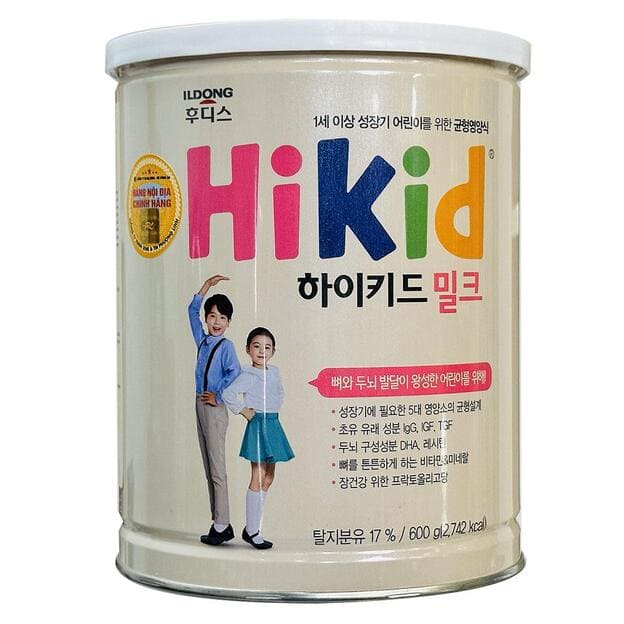 Sữa tăng cân cho bé HiKid hỗ trợ con phát triển thể chất, tầm vóc