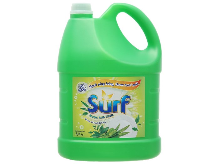 nước rửa chén surf hương trà xanh