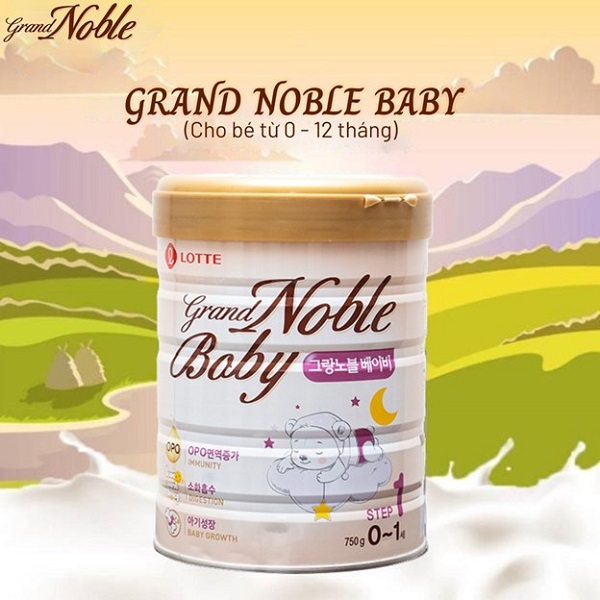 sữa dành cho trẻ táo bón Grand Noble