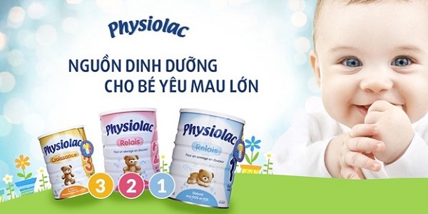 sữa cho trẻ bị táo bón Physiolac