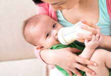 sữa tốt cho hệ tiêu hóa trẻ sơ sinh