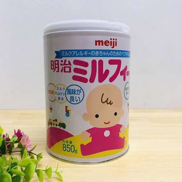 sữa dị ứng đạm bò cho bé Meiji Milfee Hp