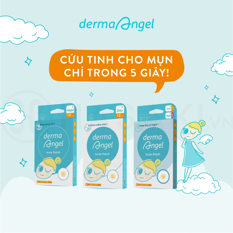 Miếng dán mụn Derma Angel