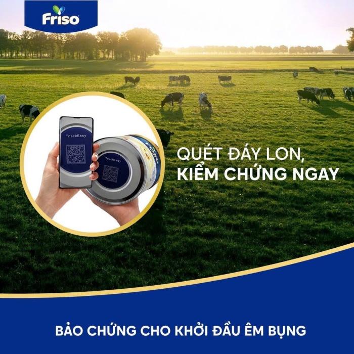Sữa giúp bé êm bụng Friso Pro ứng dụng công nghệ Track Easy