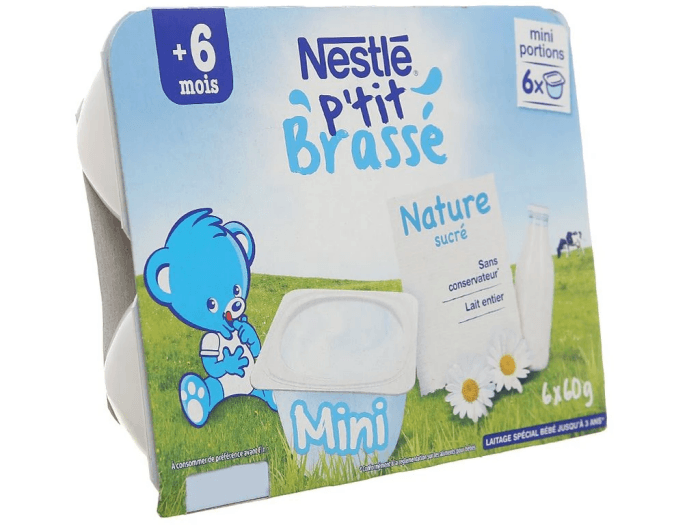 Nestlé P'tit là sữa chua cho bé không cần bảo quản lạnh