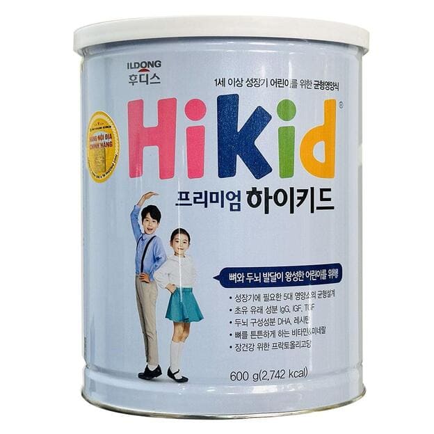 Sữa bột tăng chiều cao cho bé Hikid Premium bổ sung Canxi, Vitamin D