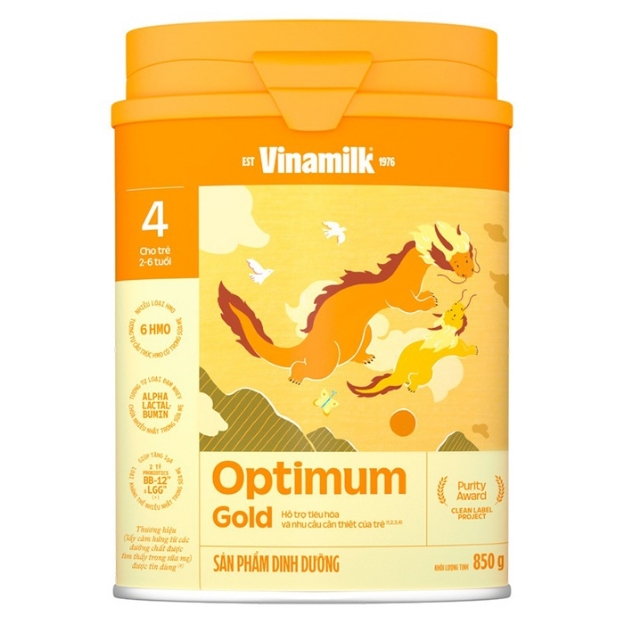Optimum Gold 4 là sữa phát triển trí não cho trẻ 2 tuổi đến 6 tuổi