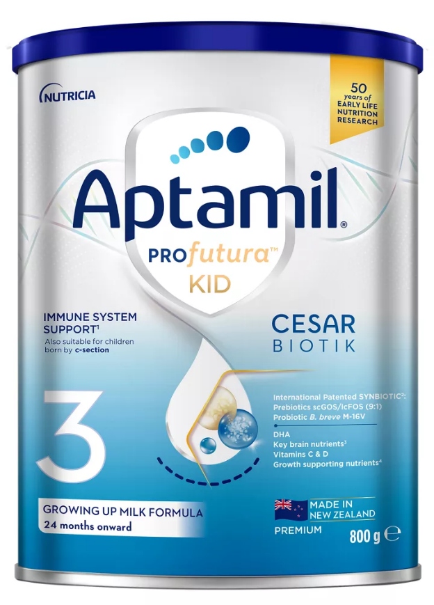Aptamil New Zealand 3 là sữa phát triển trí não cho trẻ từ 2 tuổi