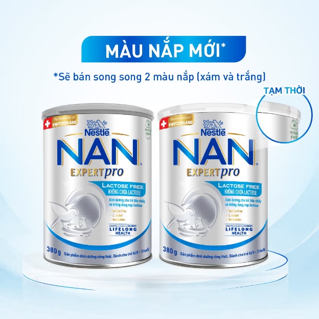 NAN ExpertPro Lactose Free là dòng sữa free lactose cho bé