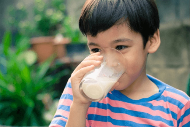 Sữa mát cho trẻ tăng cân