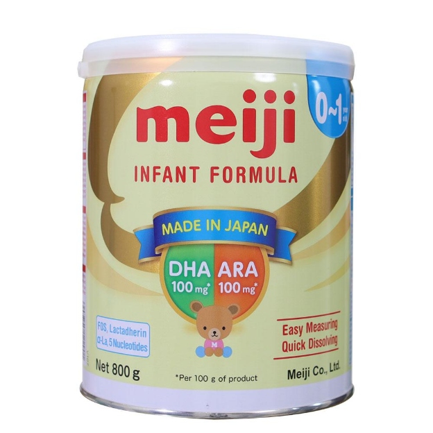 Sữa mát tăng cân cho trẻ sơ sinh Meiji chuẩn Nhật Bản