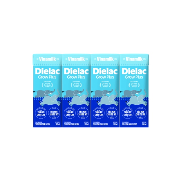 Sữa bột pha sẵn tăng chiều cao Dielac Grow Plus Vinamilk 180ml